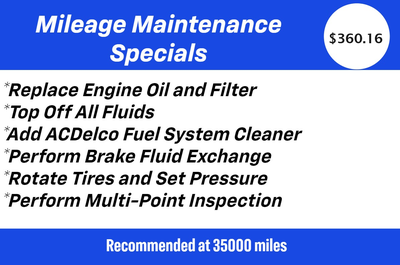 Maintenance Special-35,000 Miles
